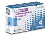ACORE 20 MG COMPRIMIDOS RECUBIERTOS CON PELICULA EFG