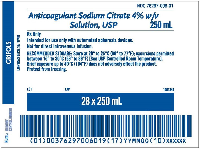 ANTICOAGULANT SOD CITRATE SOLTN 4GM/100ML