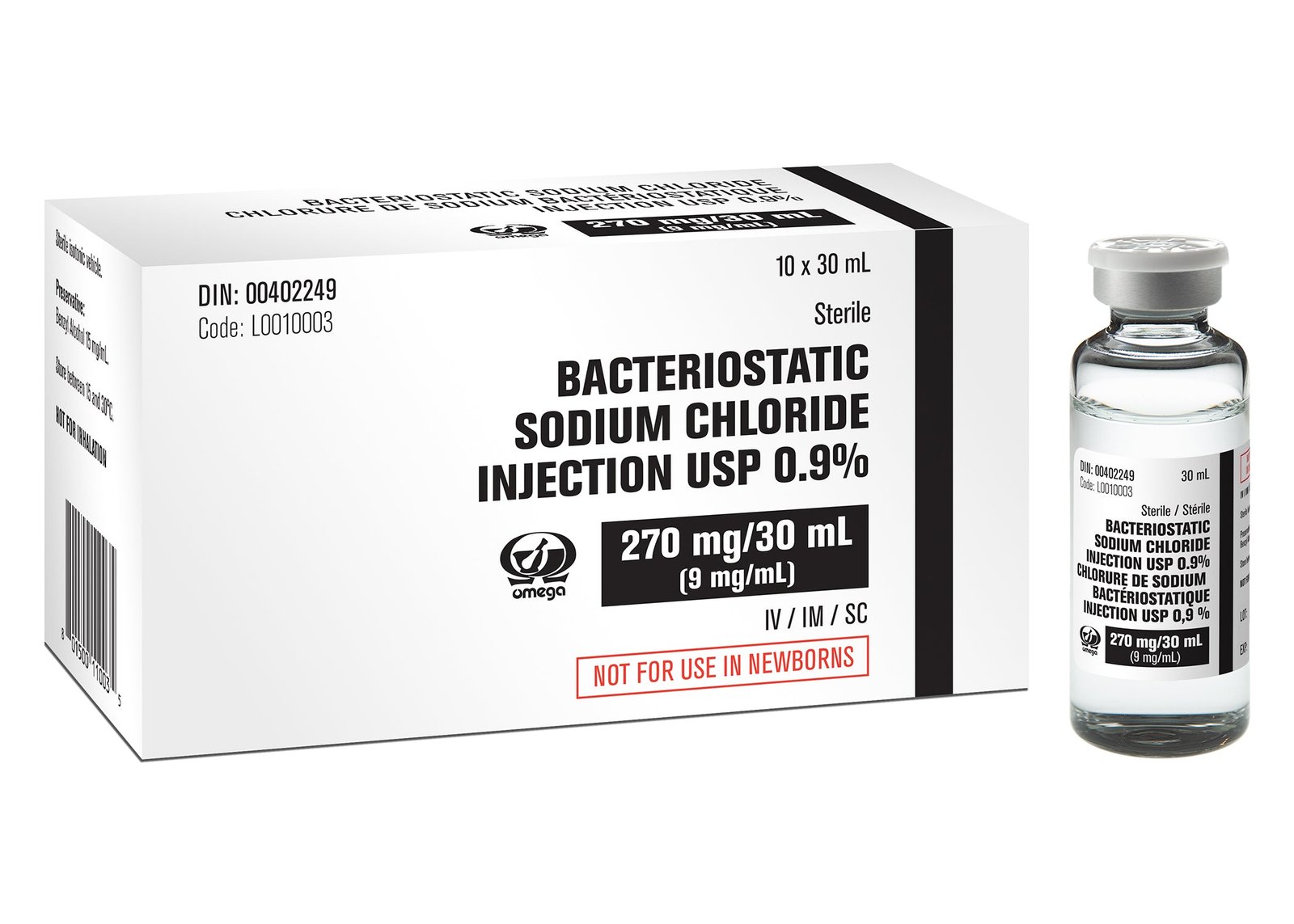 BACTERIOSTATIC SODIUM CHLORIDE INJECTION USP