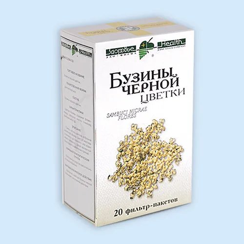 Бузины черной цветки