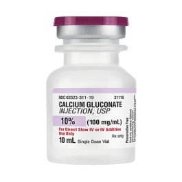 CALCIUM GLUCONATE INJECTION, USP 10%