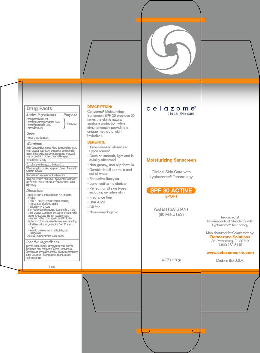 celazome Moisturizing SPF 30 Active