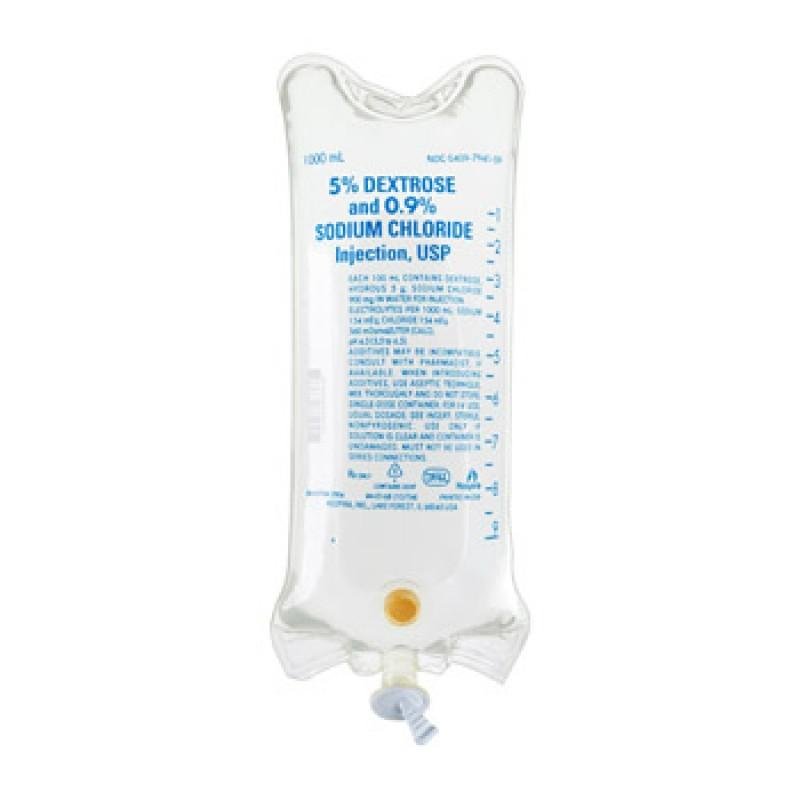 DEXTROSE 5% AND 0.9% SOD CHLORIDE INJ