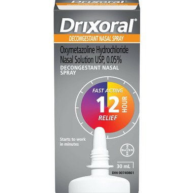DRIXORAL DECONGESTANT NASAL SPRAY