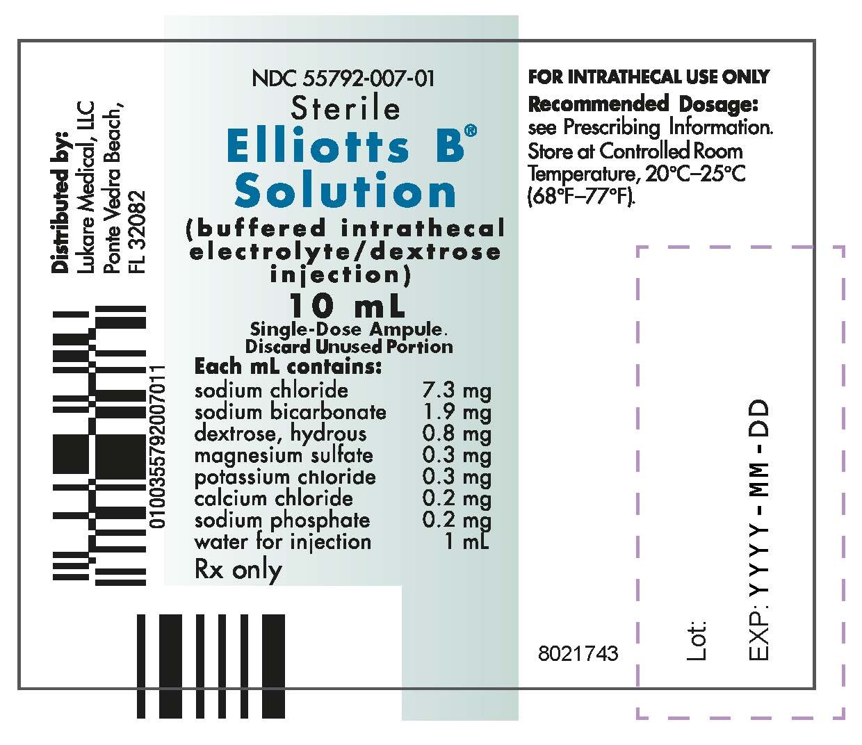 Elliotts B Solution