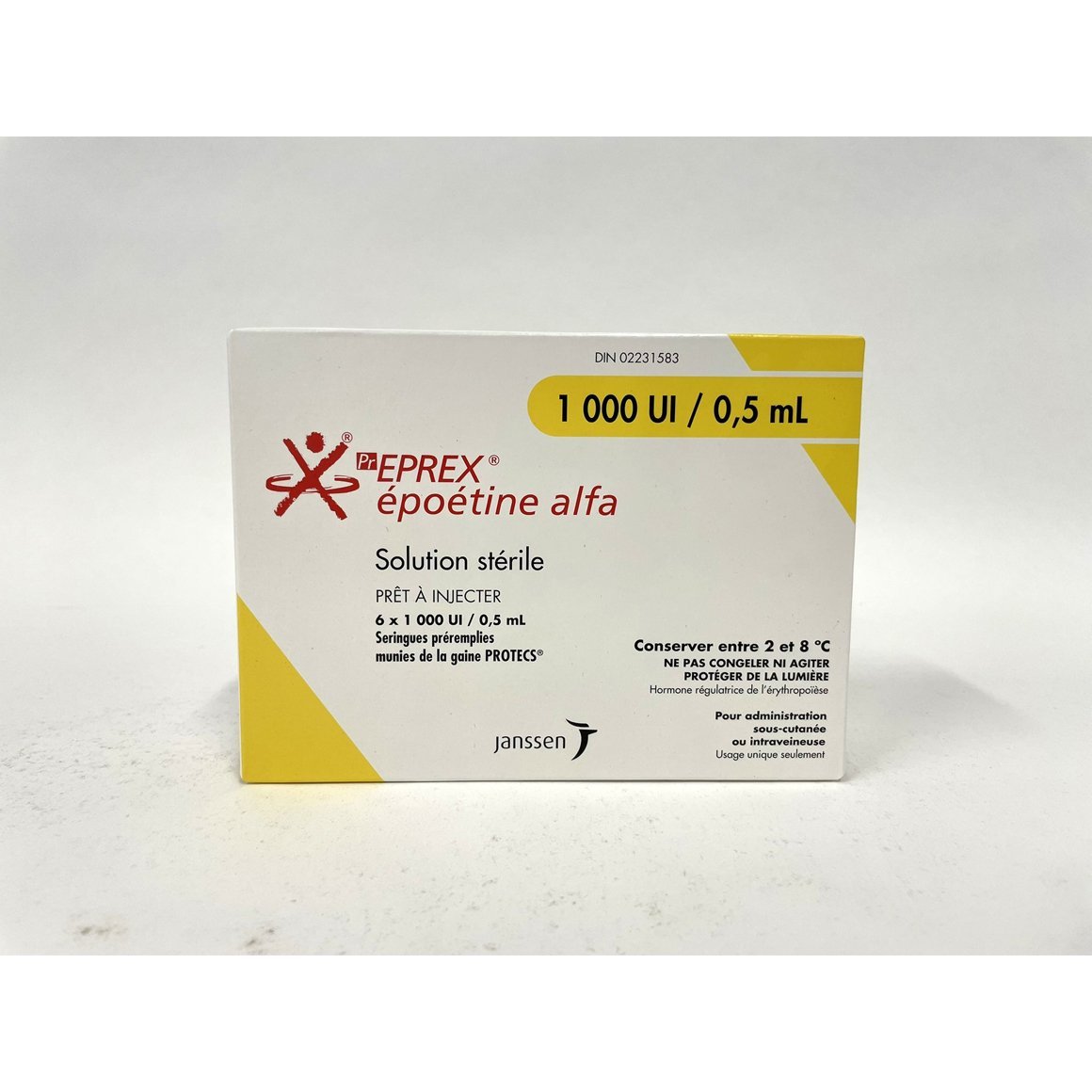 EPREX STERILE SOLUTION 1000IU/0.5ML