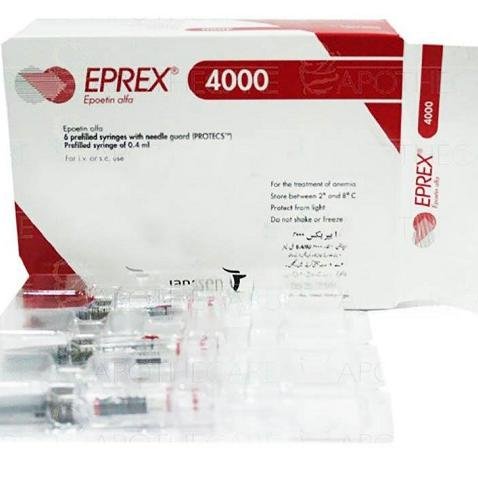 EPREX STERILE SOLUTION 4000IU/0.4ML