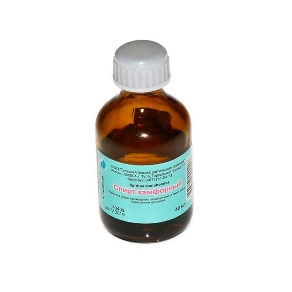 Камфорный спирт 10%