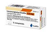 LEVONORGESTREL EXELTIS 1,5 MG COMPRIMIDO EFG