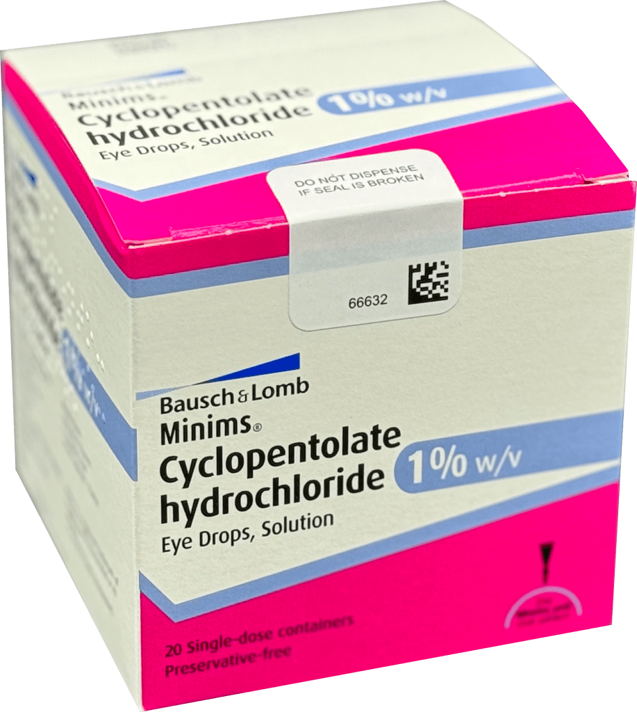 MINIMS CYCLOPENTOLATE HYDROCHLORIDE