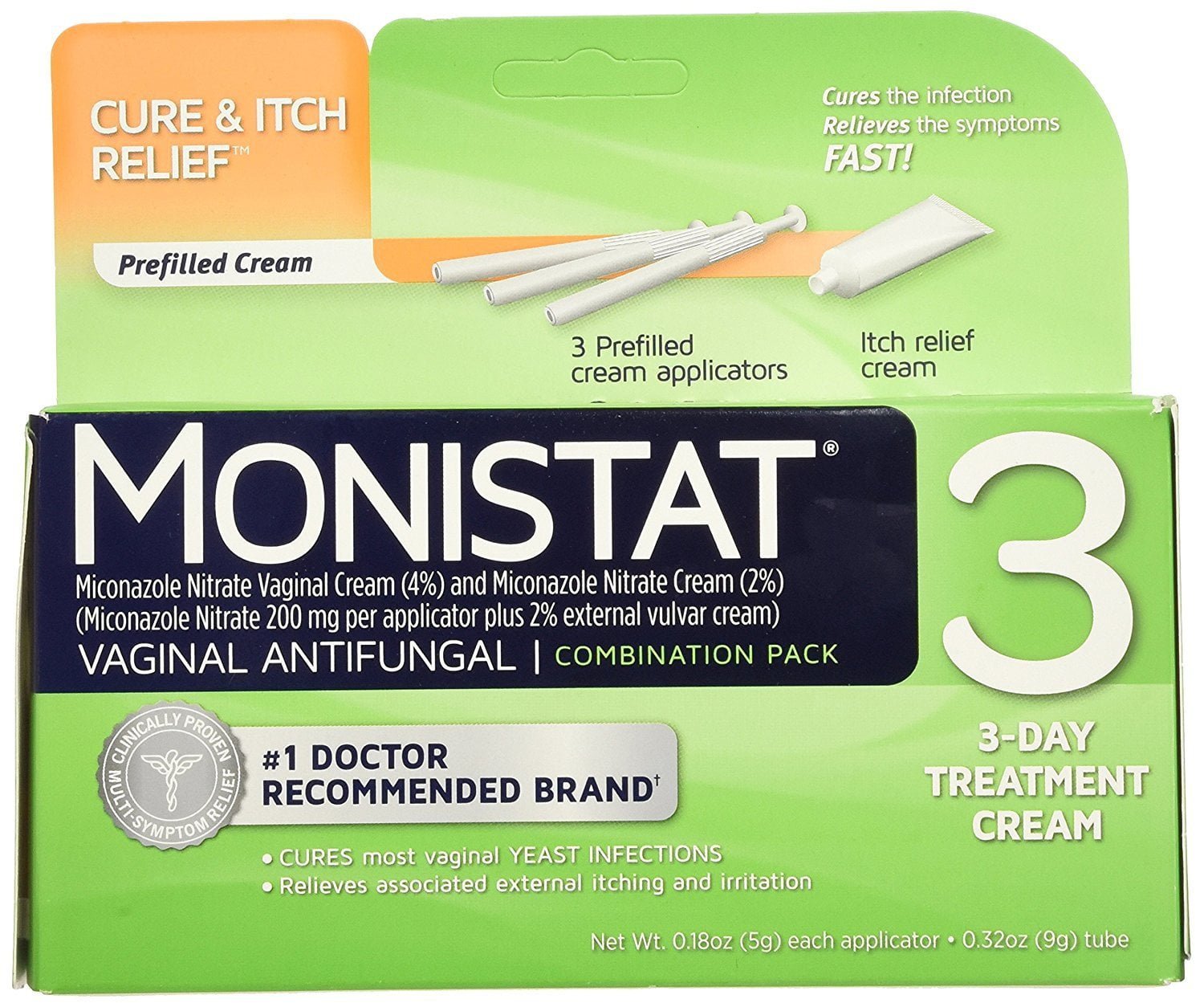 MONISTAT 3 VAGINAL CREAM