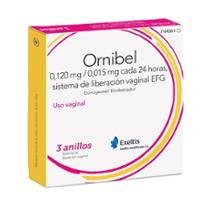 ORNIBEL 0,120 MG/0,015 MG CADA 24 HORAS SISTEMA DE LIBERACION VAGINAL EFG