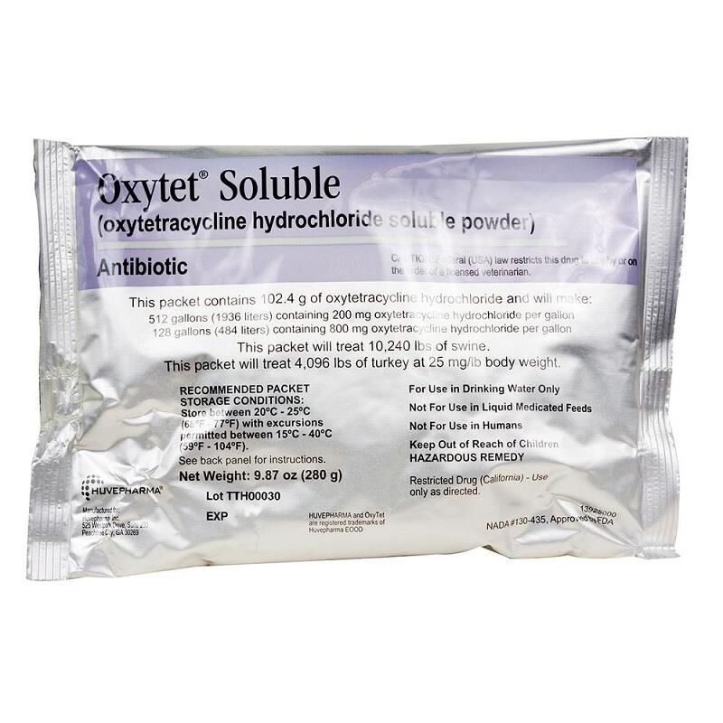 OXYTETRACYCLINE HCL SOLUBLE POWDER 1000