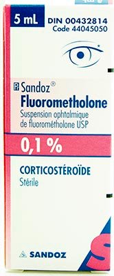 SANDOZ FLUOROMETHOLONE