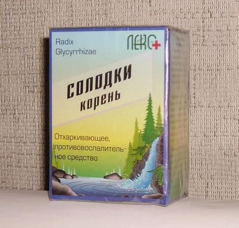 Солодки корней брикет круглый