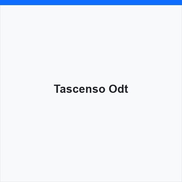 Tascenso Odt