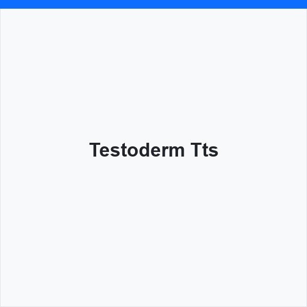 Testoderm Tts