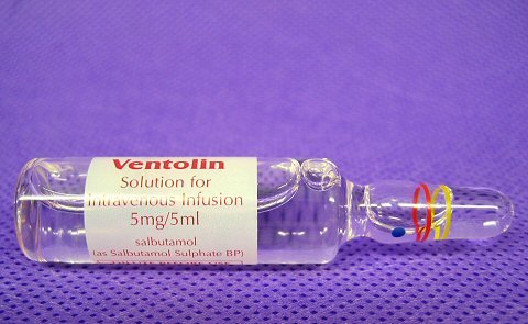 VENTOLIN I.V. INFUSION SOLUTION 5.0MG SALBUTAMOL IN 5ML (1000MCG/ML)
